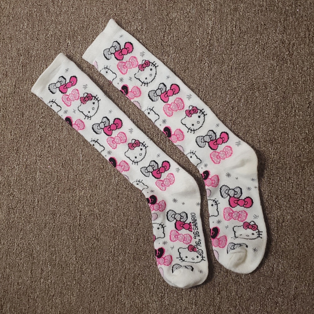 Hello Kitty knee high socks